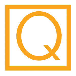 Orange Q and Orange surrounding box